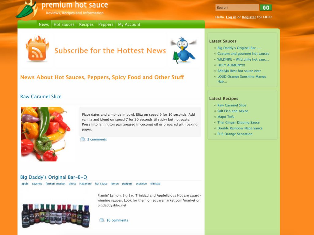 Premium Hot Sauce screenshot