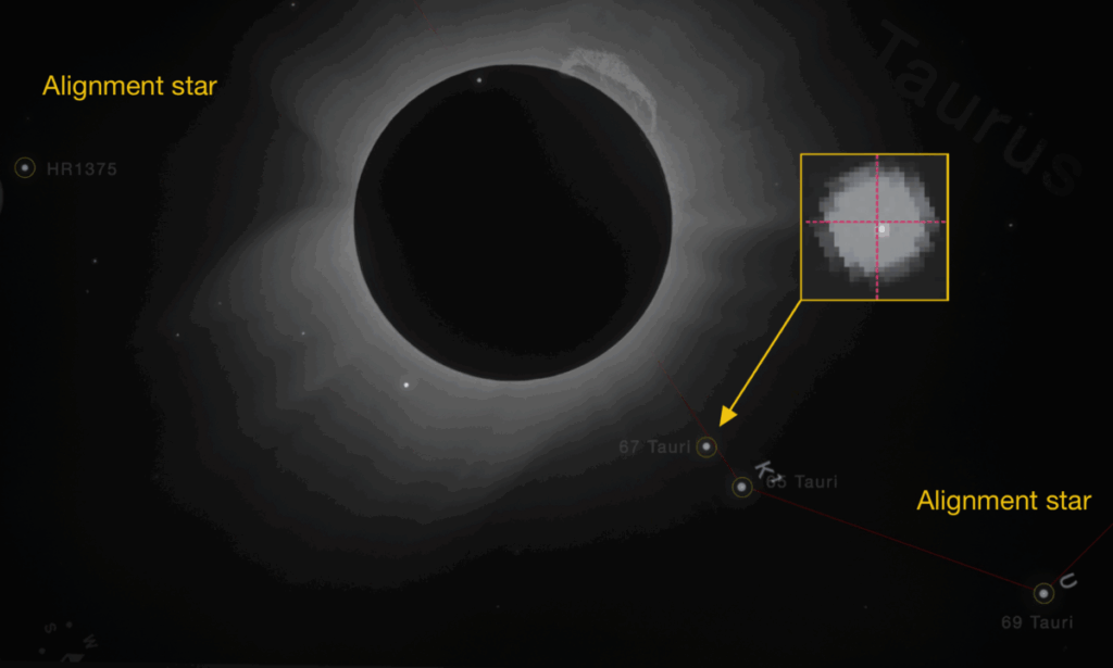 potw1926a with Stellurium overlay annotated