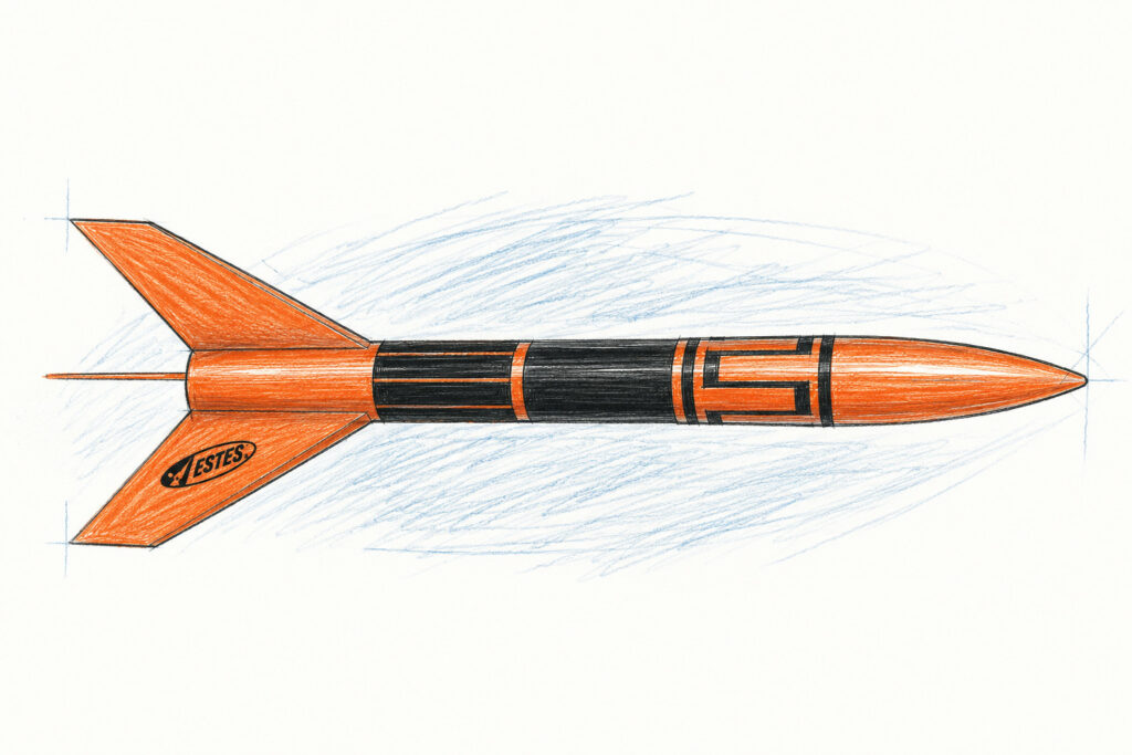 Estes Alpha III illustration