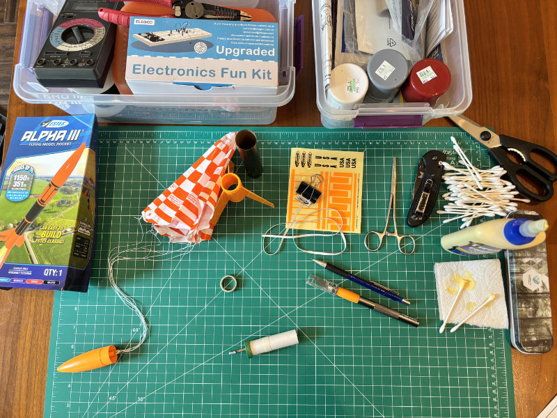 Building Alpha III rocket