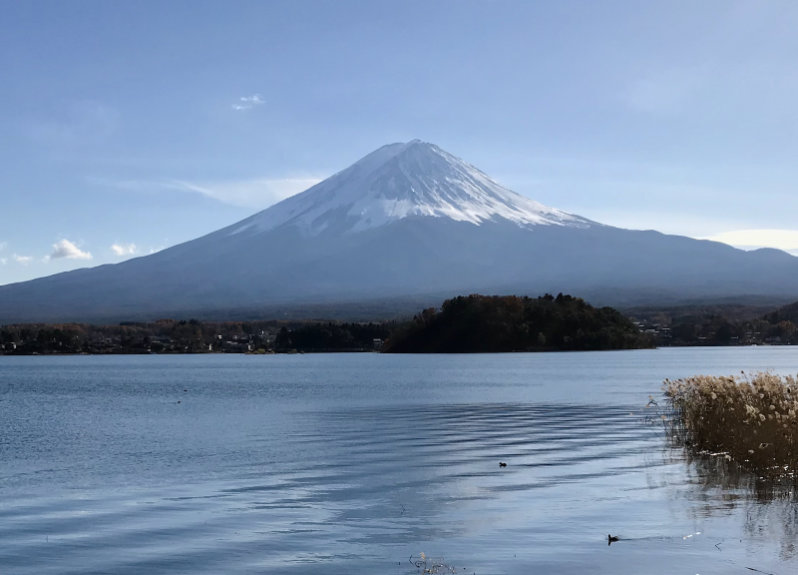 Mt. Fuji on a clear November day